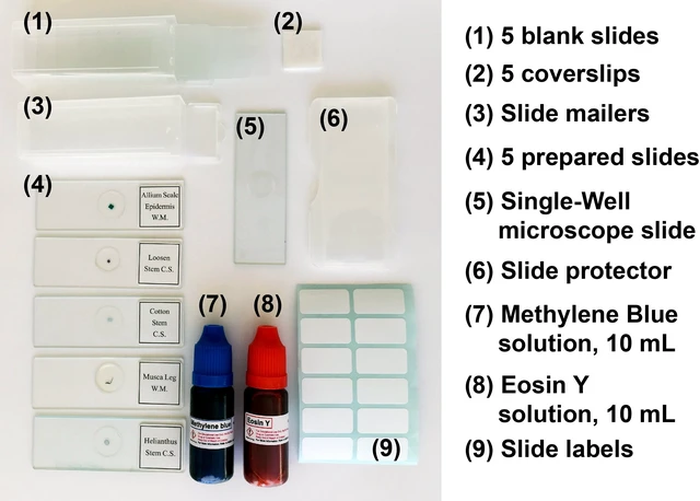 Alt view image 2 of 4 - Rs' Science All-in-One Microscope Slide Preparation Kit, 40 Pieces