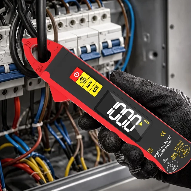 Main image of BSIDE UX1 Digital Clamp Meter 1mA AC/DC Current True RMS Auto-Ranging 6000 Counts Meter Hz Temperature Capacitance Live Check V-Alert Low Impedance Voltage Tester