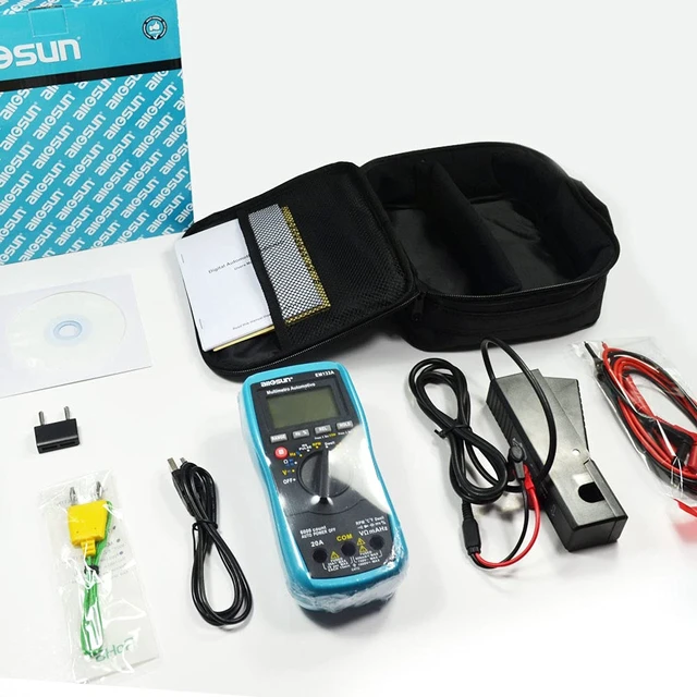 Alt view image 7 of 7 - allsun EM133A Auto Multimeter AC/DC Volt Ohm Amp Tester Tool | RPM, Dwell, Pulse Width, Temp, Capacitance, Continuity, Frequency. Diagnostic for Car Repair, Workshop, DIY Maintenance