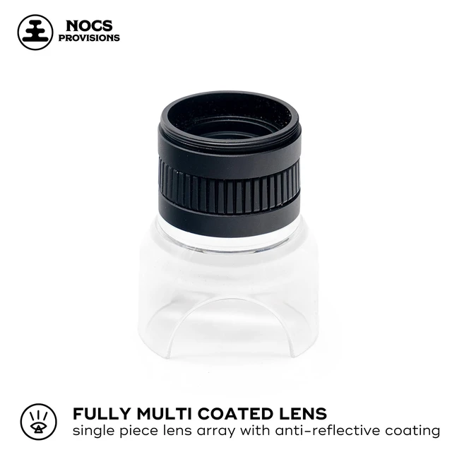Alt view image 2 of 6 - Nocs Provisions Inspector Microscope 32x Zoom, Waterproof, 32-50mm Optics | 4X Multiplier Lens, 32x Power Zoom, Accessory Attachment, Fully Multi-Coated Lens for Magnified Views of Insects & Flora
