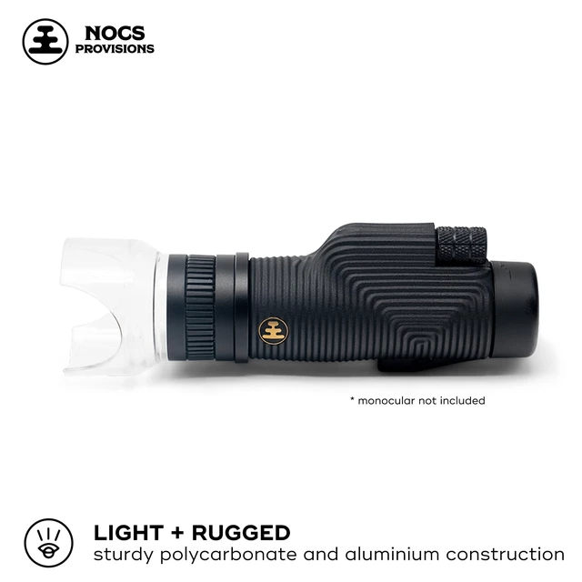 Alt view image 3 of 6 - Nocs Provisions Inspector Microscope 32x Zoom, Waterproof, 32-50mm Optics | 4X Multiplier Lens, 32x Power Zoom, Accessory Attachment, Fully Multi-Coated Lens for Magnified Views of Insects & Flora