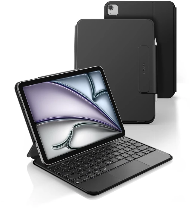 Main image of Dexnor for iPad Air 11 inch Case with Keyboard M4/M3/M2 Ultra-Light | Keyboard Case for iPad Pro 11 inch (4th/3rd/2nd/1st Gen) & iPad Air 5th/4th Gen, Portable Magnetic Trackpad Backlit, Black