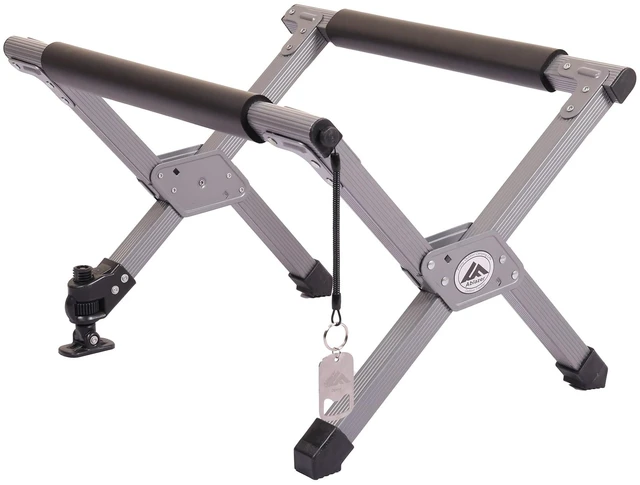 Main image of Ablazer Folding Cooler Stand Frame with Carry Bag, Anti-Slip for Camping Hiking BBQ Cooking Picnic Outdoor, Light Weight Foldable Fridge Ice Box Holder, Portable Luggage Stand, 19.7" x 15.4" x 13"
