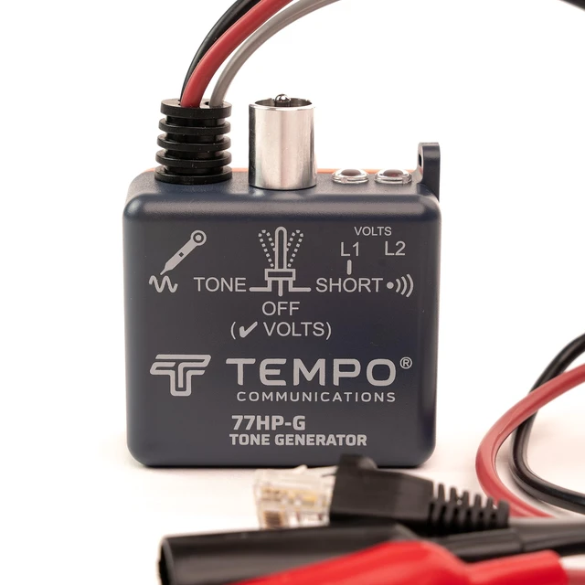 Alt view image 5 of 7 - TEMPO Communications 77HP-G Universal Tone Generator, Copper Cable Wire Tracer, Wire Toner, Professional Grade