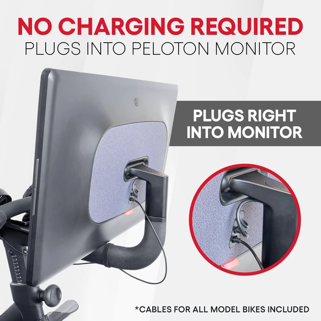 Alt view image 4 of 7 - TrubliFit Dual Cooling Fans with Phone Tray for Peloton Bike, No Batteries | Accessory for Peloton Bike, Dual Airflow Fans, Built-In Phone Tray & Tablet Holder, No Batteries or Charging Required