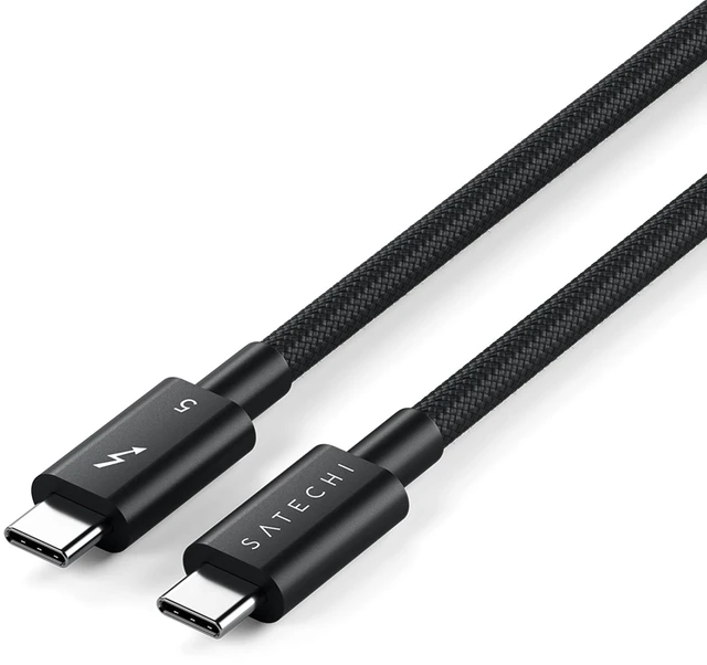 Main image of Satechi Certified Thunderbolt 5 Cable, 240W PD Charging, 120Gb/s Data | 120 Gb/s data, dual 8K/60Hz, triple 4K/144Hz, braided design, fits iPhone 18, MacBook Air/Pro/Neo