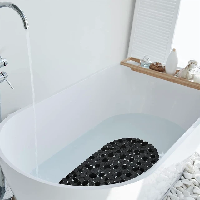 Alt view image 6 of 7 - Machine Washable Bathroom Shower Floor Pad, Soft Bathing Surface for Tired Feet, Non-Slip Tub Mat with Strong Suction Cups