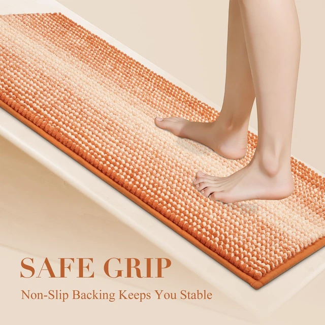 Alt view image 4 of 6 - Autumn Chenille Bathroom Floor Mats