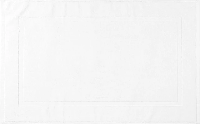 Main image of Reversible Cotton Absorbent Bathroom Rug with Non-Slip Backing for Hotel & Spa Use
