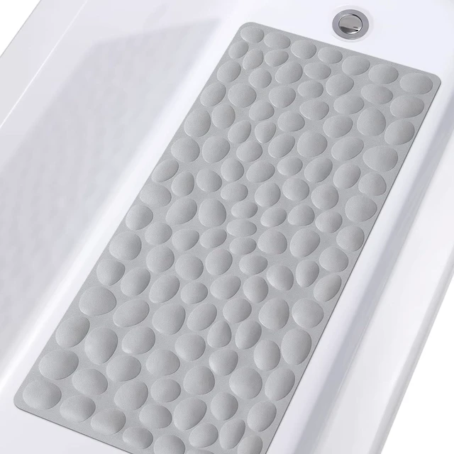 Main image of Soft Rubber Non-Slip Bath Mat with Strong Suction Cups for Bathroom Safety