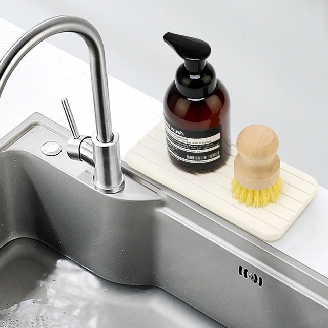 Alt view image 2 of 7 - Diatomaceous Earth Absorbent Drying Mat for Kitchen Sink and Bathroom Counter