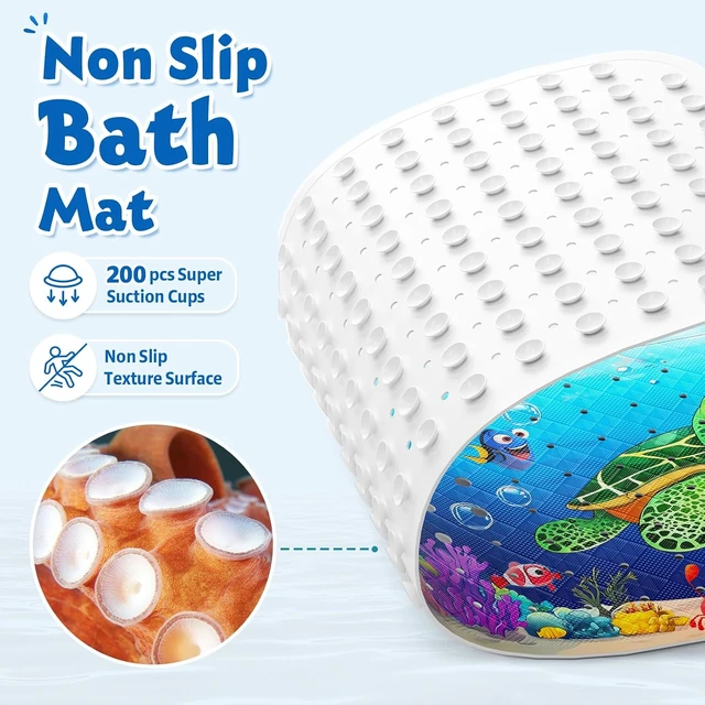 Alt view image 6 of 7 - Non-Slip Bathtub Safety Mat for Infants and Toddlers