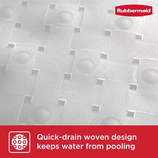 Alt view image 7 of 7 - Suitable for Inside Tub or Shower, Easy to Clean, BPA-Free, Hangs on Showerhead for Quick Dry, INSTAMAT Non-Slip Bath Tub Shower Mat with Suction Cups
