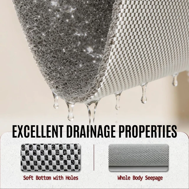 Alt view image 3 of 7 - Joyhalo Anti-Slip Bath & Shower Floor Mat