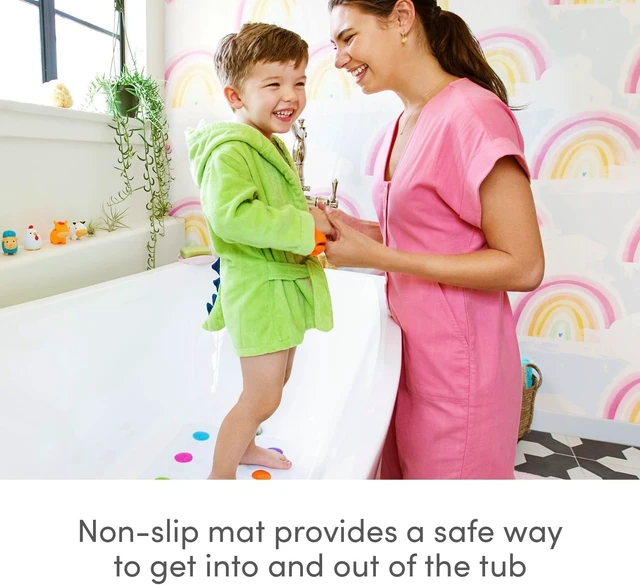 Alt view image 6 of 7 - ® Dots Non-Slip Bath Mat for Children
