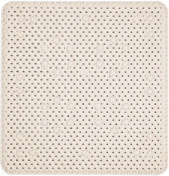 Main image of Soft Non Slip Square Shower Stall Mat with Suction Cups