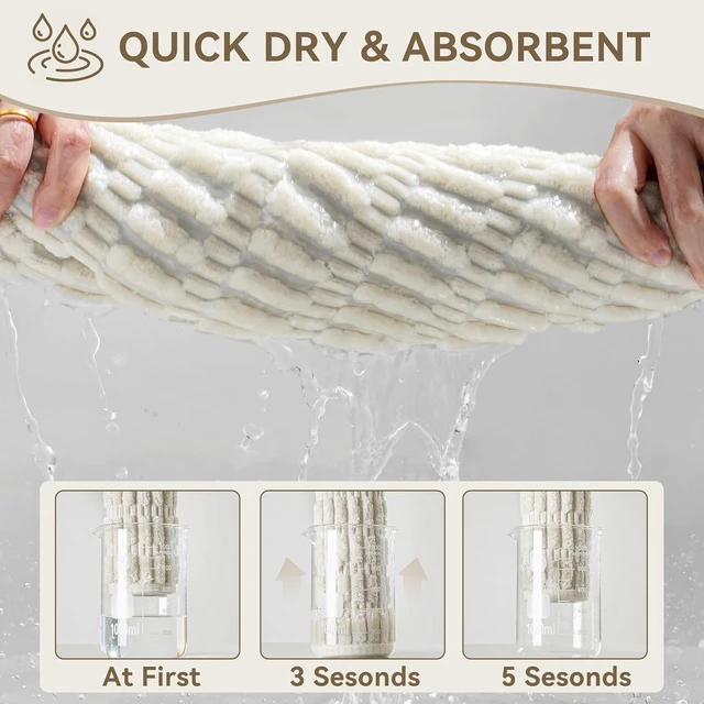 Alt view image 3 of 7 - Ultra Plush High Absorbency Bathroom Floor Mat