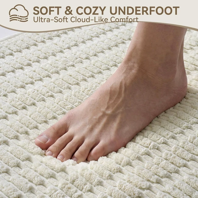 Alt view image 4 of 7 - Ultra Plush High Absorbency Bathroom Floor Mat