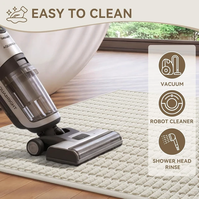 Alt view image 6 of 7 - Ultra Plush High Absorbency Bathroom Floor Mat