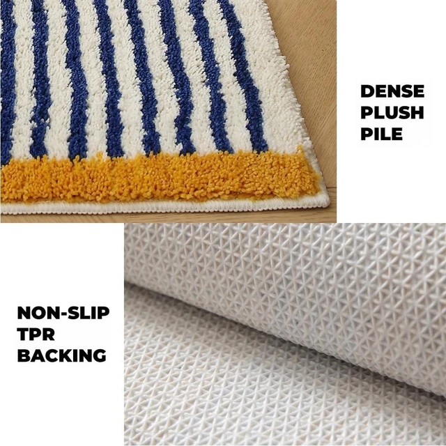 Alt view image 4 of 7 - GIB Soft Absorbent Non-Slip Washable Bathroom Rug Bath Mat
