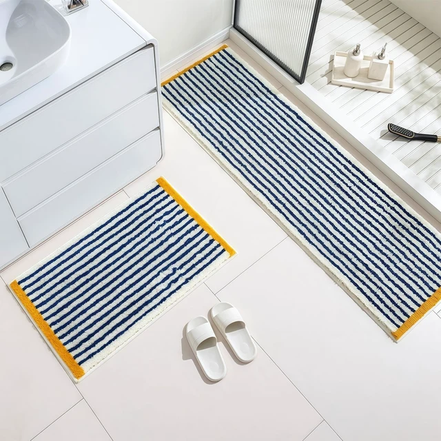 Alt view image 7 of 7 - GIB Soft Absorbent Non-Slip Washable Bathroom Rug Bath Mat