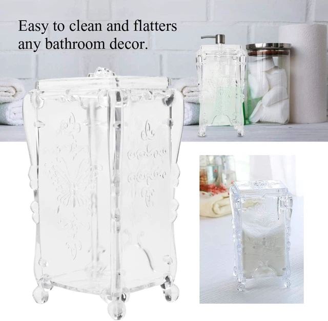 Alt view image 3 of 7 - Nail Art Wipes & Tools, Acrylic Cosmetic Organizer for Makeup Cotton Pads