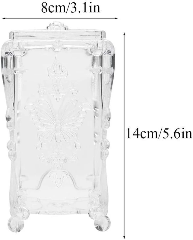 Alt view image 6 of 7 - Nail Art Wipes & Tools, Acrylic Cosmetic Organizer for Makeup Cotton Pads