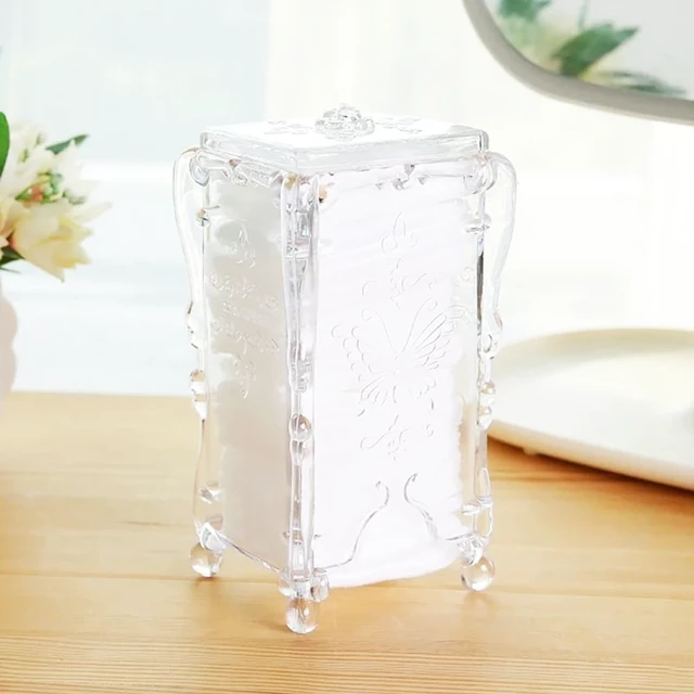 Alt view image 7 of 7 - Nail Art Wipes & Tools, Acrylic Cosmetic Organizer for Makeup Cotton Pads