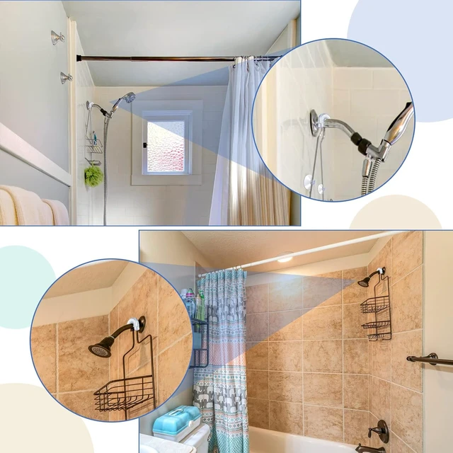 Alt view image 5 of 7 - Suction Cup Holders, Bathroom Shower Caddy Connectors