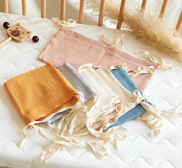 Alt view image 5 of 6 - Cotton Nursery Bedside Hanging Organizer with 2 Pockets