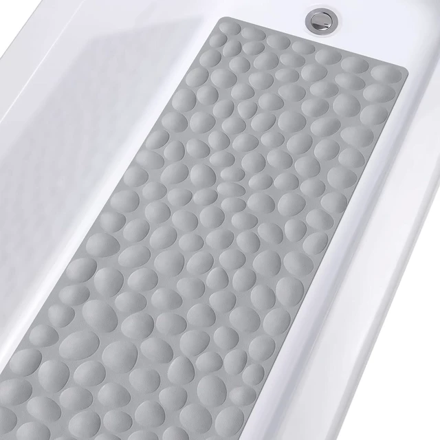 Main image of Soft Rubber Non-Slip Bath Mat with Strong Suction Cups for Bathroom