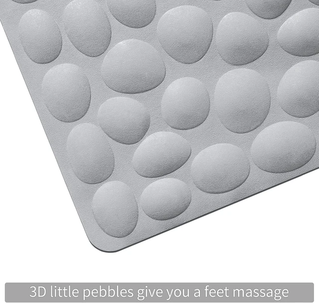 Alt view image 4 of 7 - Soft Rubber Non-Slip Bath Mat with Strong Suction Cups for Bathroom