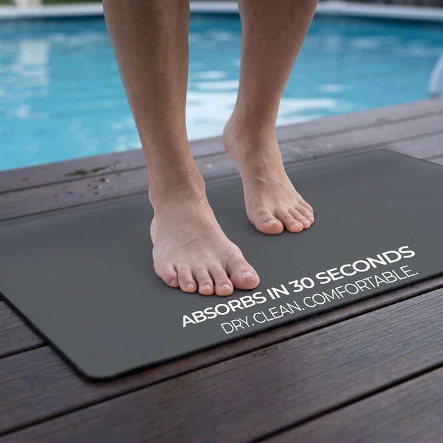 Alt view image 2 of 7 - Non-Slip Quick Dry Bathroom Bath Mat