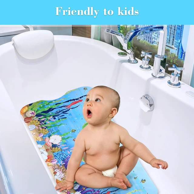Alt view image 2 of 6 - Cute Non-Slip Turtle Pattern Bathtub Mat