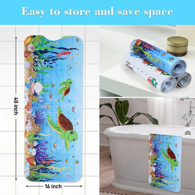 Alt view image 6 of 6 - Cute Non-Slip Turtle Pattern Bathtub Mat