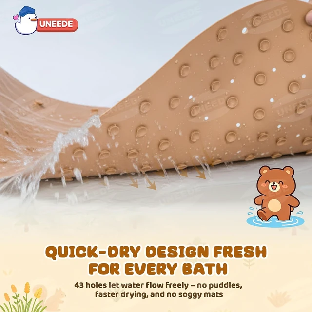 Alt view image 6 of 7 - Anti-Slip Bath Mat for Children