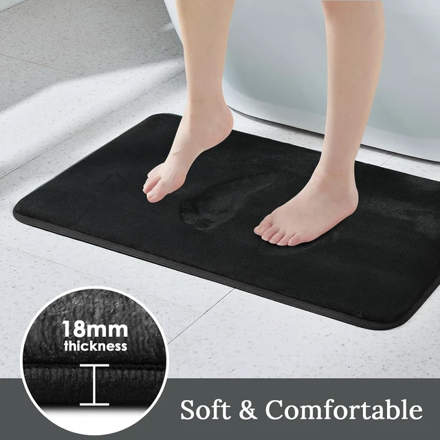 Alt view image 7 of 7 - 3-Piece, Memory Foam Bathroom Rug Set