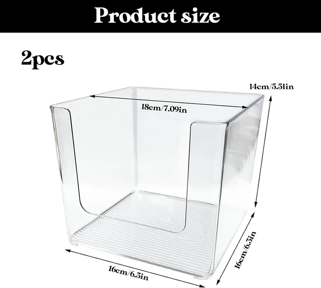 Alt view image 2 of 7 - Dustproof Cosmetic Container, Makeup Tools and Sanitary Supplies, Swabs, Multi-Compartment Storage for Cotton Pads, Clear Acrylic Desktop Vanity Organizer with Lid