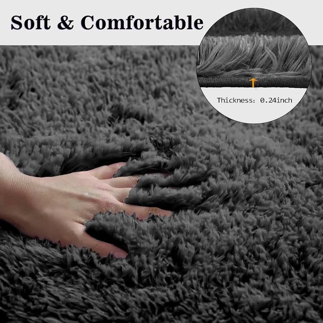 Alt view image 3 of 4 - Solid Color Washable Bathroom Rug Set with U-Shaped Toilet Mat and Lid Cover