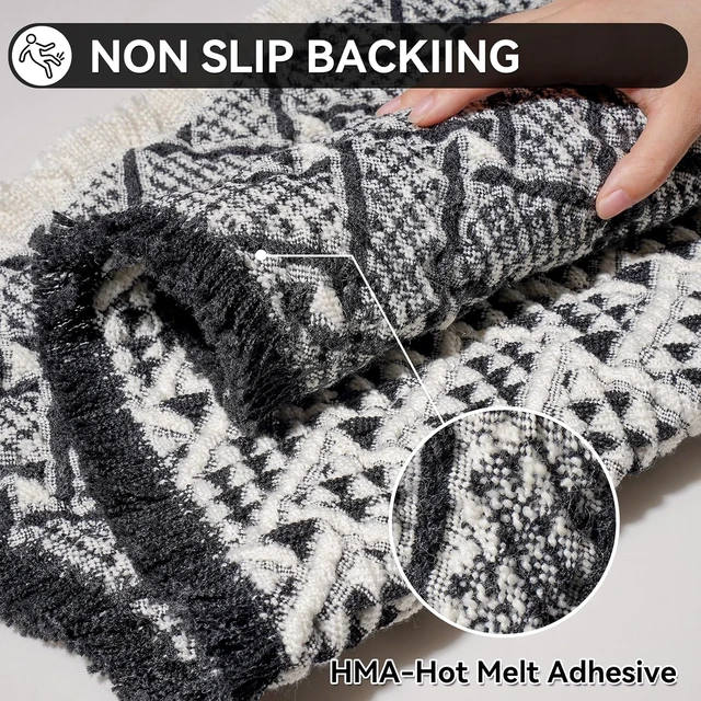 Alt view image 6 of 7 - Extra Soft Boho Bathroom Rugs, Waffle Bath Mat
