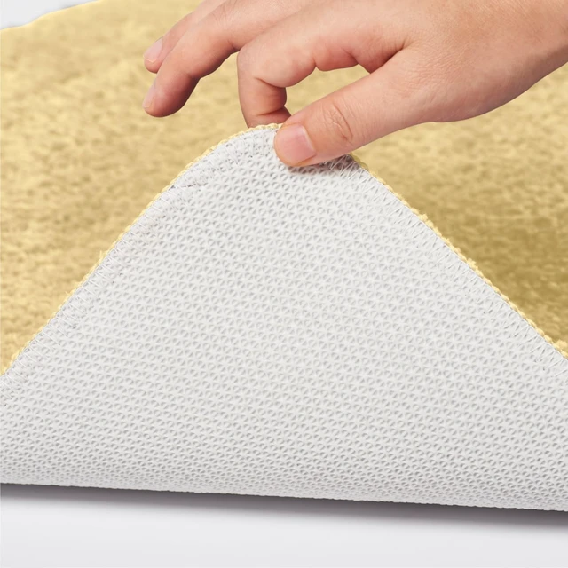 Alt view image 5 of 6 - Plush Shaggy Bathroom Rug Non-Slip Absorbent Soft Bath Mat Machine Washable