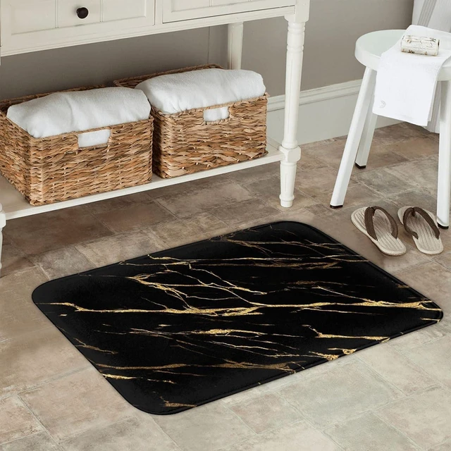 Alt view image 6 of 7 - Leopard Cheetah Print Floor Carpet for Bathroom Kitchen Bedroom Laundry Living Room Decor, Animal Skin Pattern Non-Slip Absorbent Bath Rug