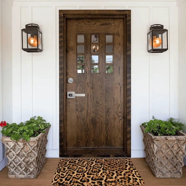 Alt view image 7 of 7 - Leopard Cheetah Print Floor Carpet for Bathroom Kitchen Bedroom Laundry Living Room Decor, Animal Skin Pattern Non-Slip Absorbent Bath Rug