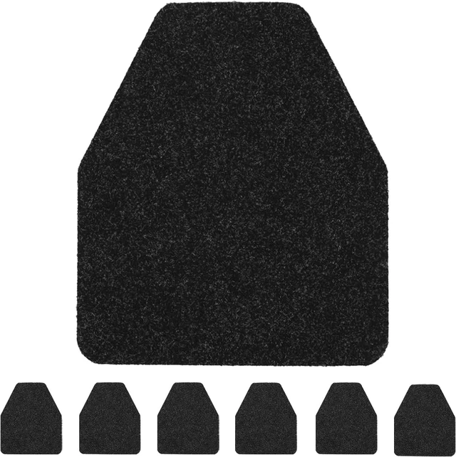 Main image of 6Pcs Non Slip Urinal Mats for Men Bathroom Commercial Floor Pads Splash Toilet Bulk Washable Disposable Large