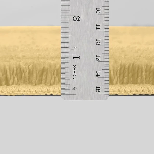 Alt view image 2 of 6 - Plush Shaggy Bathroom Rug Non-Slip Absorbent Soft Bath Mat Machine Washable