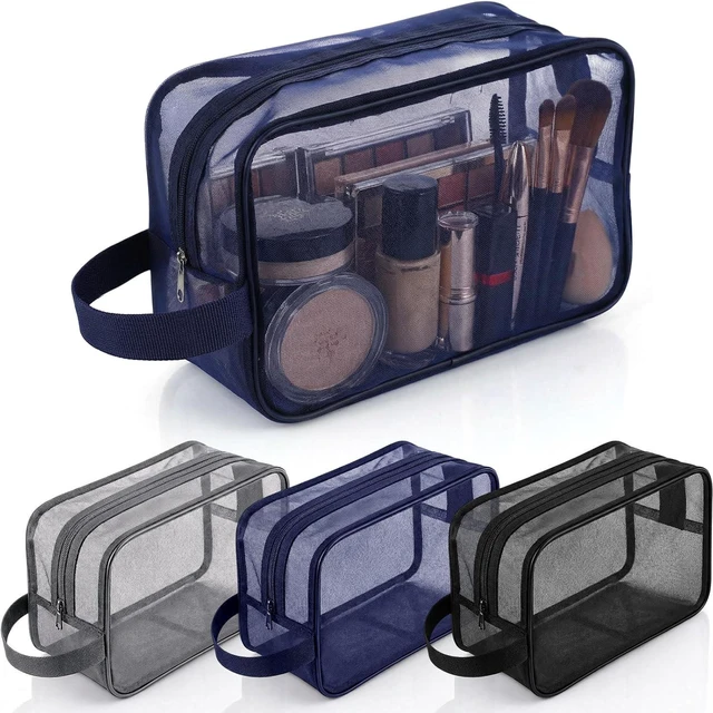 Main image of 3 Pack Mesh Shower Caddy for Women Men Travel Toiletry Bags Portable Gym Hanging Cosmetic Organizer Waterproof College Dorm Camping Essentials