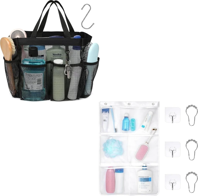 Main image of Portable Mesh Hanging Shower Caddy Organizer for Bathroom