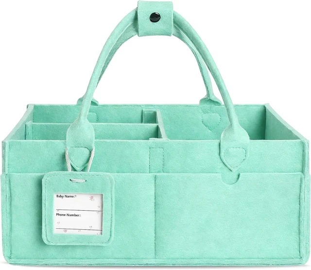 Main image of Large Baby Diaper Caddy Organizer with Handle