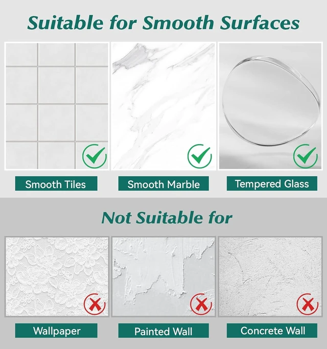 Alt view image 7 of 7 - Transparent Acrylic Bathroom Shower Caddy Organizer with Adhesive Mounting