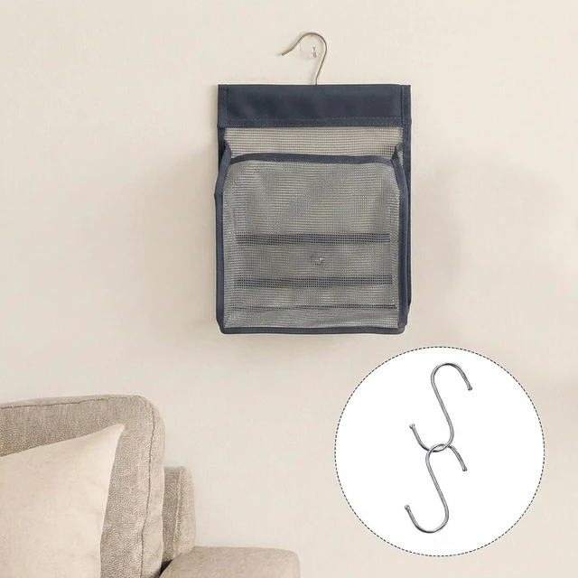 Alt view image 7 of 7 - Bathroom Storage for Dorm Gym Travel RV Swimming, Portable Mesh Hanging Shower Organizer Bag